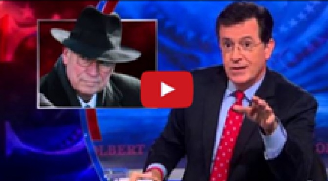 Stephen Colbert Roasts Dick Cheney about Iraq and WMDs